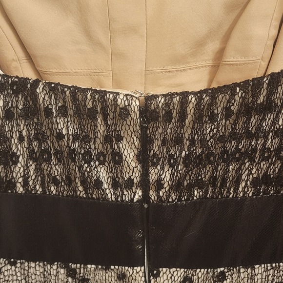 Carmen Marc Valvo Silk-Trimmed Mini Dress Size XS - Picture 7 of 10